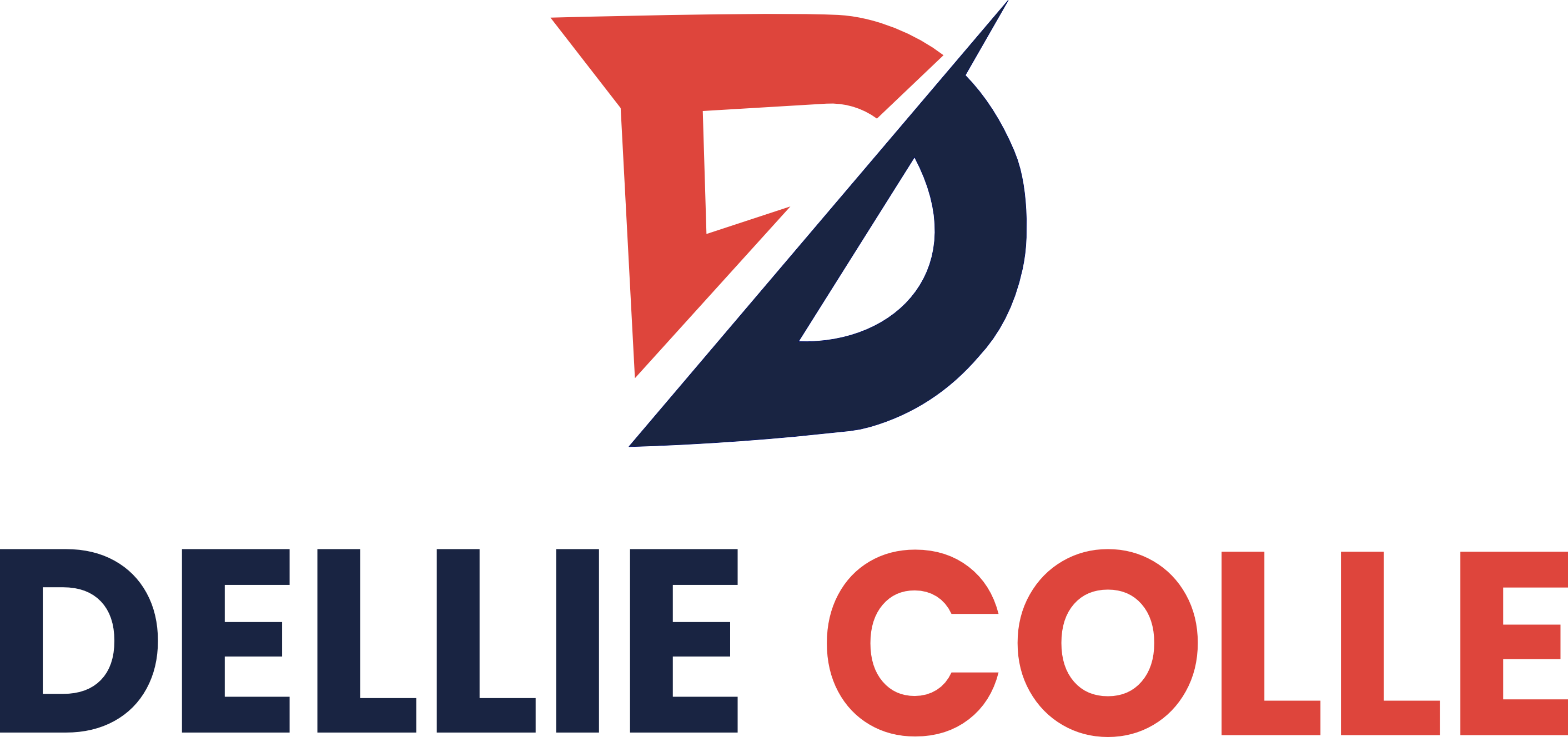 شعار شركة ديلي كول لانتاج الاسمنت اللاصق بخلفية شفافة